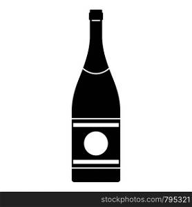 Elite champagne icon. Simple illustration of elite champagne vector icon for web design isolated on white background. Elite champagne icon, simple style