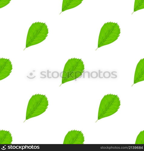Elm leaf pattern seamless background texture repeat wallpaper geometric vector. Elm leaf pattern seamless vector
