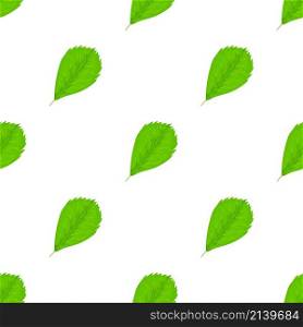 Elm leaf pattern seamless background texture repeat wallpaper geometric vector. Elm leaf pattern seamless vector