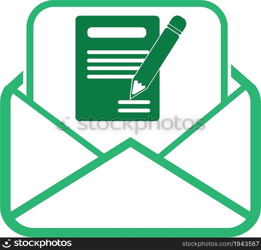 email and mail icon sign design