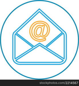 Email and mail icon sign symbol design