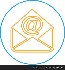 Email and mail icon sign symbol design