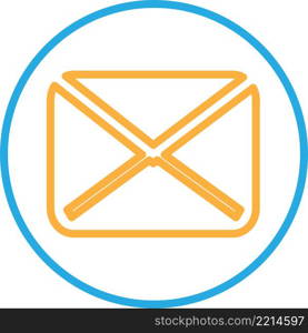 Email and mail icon sign symbol design