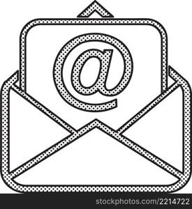 Email and mail icon sign symbol design