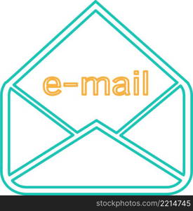 Email and mail icon sign symbol design