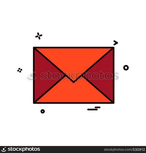 email envelope icon vector design