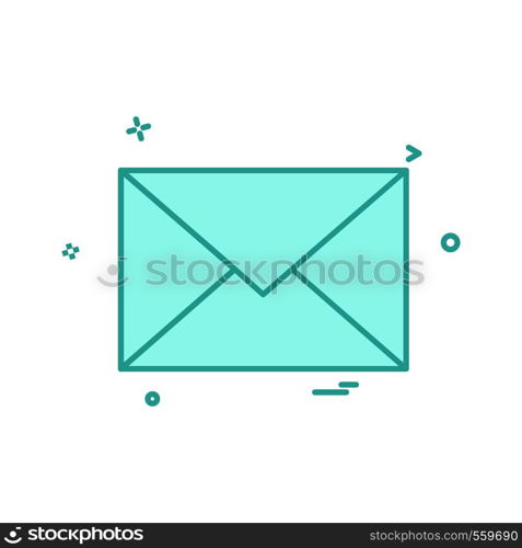 email envelope icon vector design