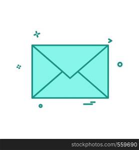 email envelope icon vector design