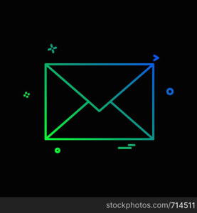 email envelope icon vector design