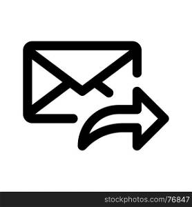 email forward, icon on isolated background
