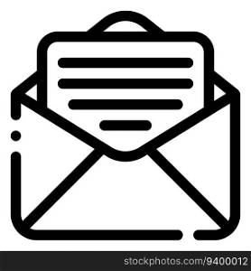 Email Icon. Digital marketing concept. Outline icon