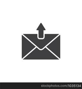 Email Icon Vector Black white