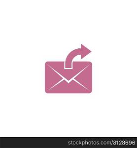 Email, mail envelope icon logo illustration template