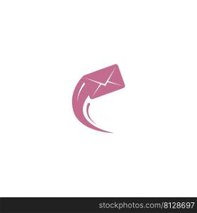 Email, mail envelope icon logo illustration template
