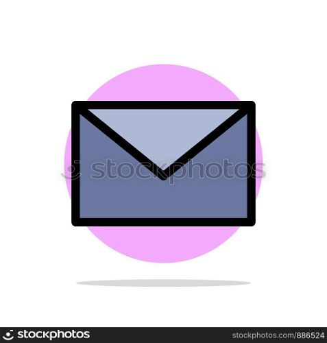 Email, Mail, Message Abstract Circle Background Flat color Icon