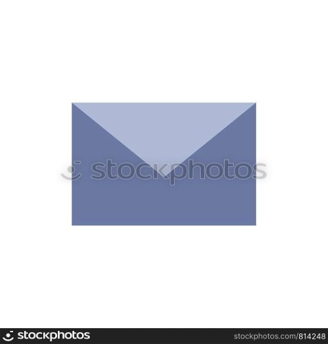 Email, Mail, Message Flat Color Icon. Vector icon banner Template