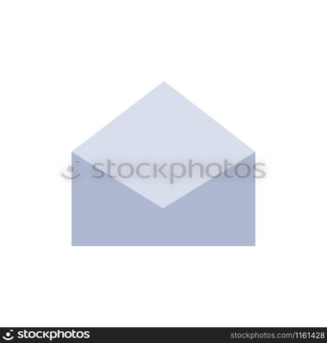 Email, Mail, Message, Open Flat Color Icon. Vector icon banner Template