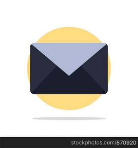 Email, Mail, Message, Sms Abstract Circle Background Flat color Icon