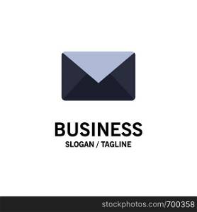 Email, Mail, Message, Sms Business Logo Template. Flat Color