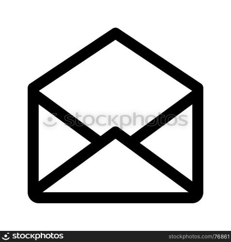 email open, icon on isolated background