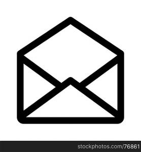 email open, icon on isolated background