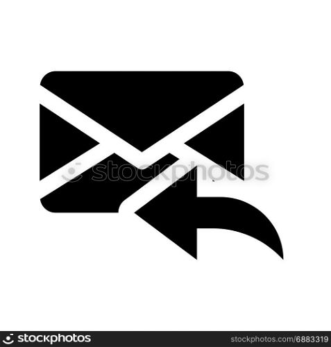 email reply, icon on isolated background