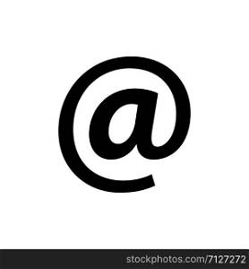 Email signage icon trendy