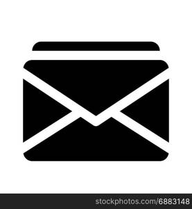 email stack, icon on isolated background