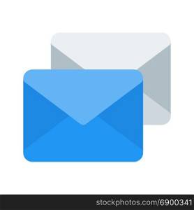 emails, icon on isolated background