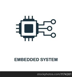 Embedded System icon. Simple style design from industry 4.0 collection. UX and UI. Pixel perfect premium embedded system icon. For web design, apps and printing usage.. Embedded System icon. Monochrome style design from industry 4.0 icon collection. UI and UX. Pixel perfect embedded system icon. For web design, apps, software, print usage.