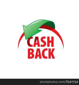emblem cash back. Isolated sticker, labels, emblem Cash Back. Template vector illustration
