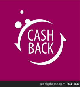 emblem cash back. Isolated sticker, labels, emblem Cash Back. Template vector illustration