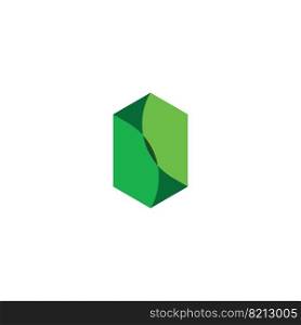 emerald green gemstone logo 
