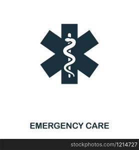 Emergency Care icon. Line style icon design. UI. Illustration of emergency care icon. Pictogram isolated on white. Ready to use in web design, apps, software, print. Emergency Care icon. Line style icon design. UI. Illustration of emergency care icon. Pictogram isolated on white. Ready to use in web design, apps, software, print.