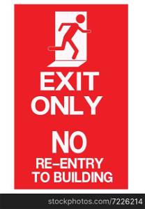 emergency exit, fire extinguisher sign