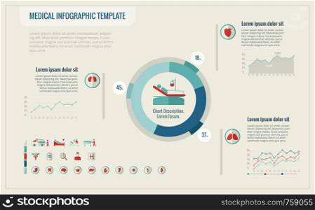 Emergency Infographic Template. Vector Customizable Elements.