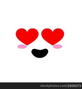 Emoji,Emoticon,in love,kiss,happy,bright smile,satisfied,cheerful,laughing head,comfortable,love day,fall in love,cute,in love,vector illustration