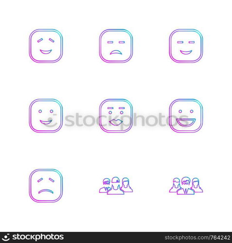 emoji , emoticon , smiley , happy , sad, cry , laugh , raomntic, love , angry , confused , handsome , nervous , kind , smile , icon, vector, design, flat, collection, style, creative, icons