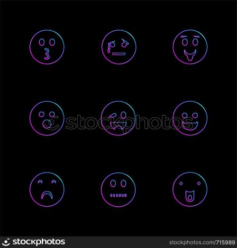 Emoji , emoticons , eomtions , smileys , sad , happy, cry , laugh , love , angry, annoying, confused , nervous , heart broken , romantic, icon, vector, design, flat, collection, style, creative, icons