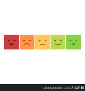 Emoji feedback scale icon cartoon vector. Customer satisfaction. Client survey. Emoji feedback scale icon cartoon vector. Customer satisfaction