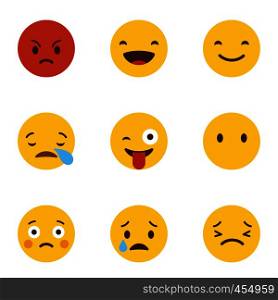 Emoji icon set design vector