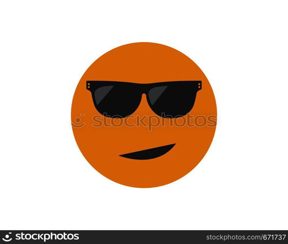 emoji icon vector design template