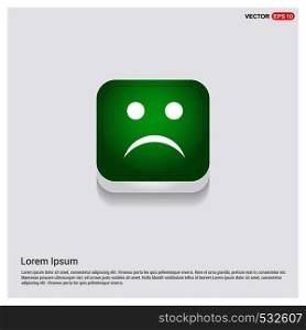 Emoji iconGreen Web Button - Free vector icon