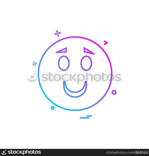 Emoji icons design vector