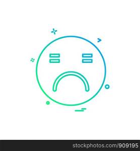 Emoji icons design vector
