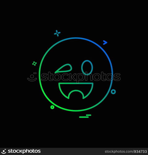 Emoji icons design vector