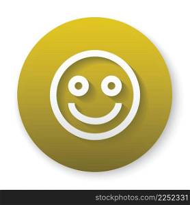 emoticon button circle 3d icon