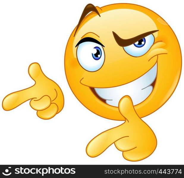 Touched emoji emoticon with head leaning on clasped hands showing a