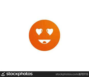 Emoticon template face expression icon vector