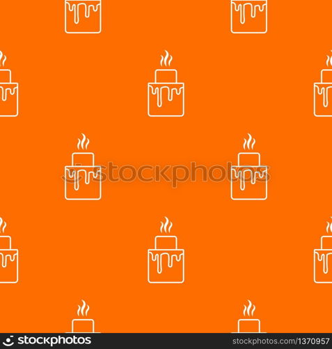 Empanadas pattern vector orange for any web design best. Empanadas pattern vector orange